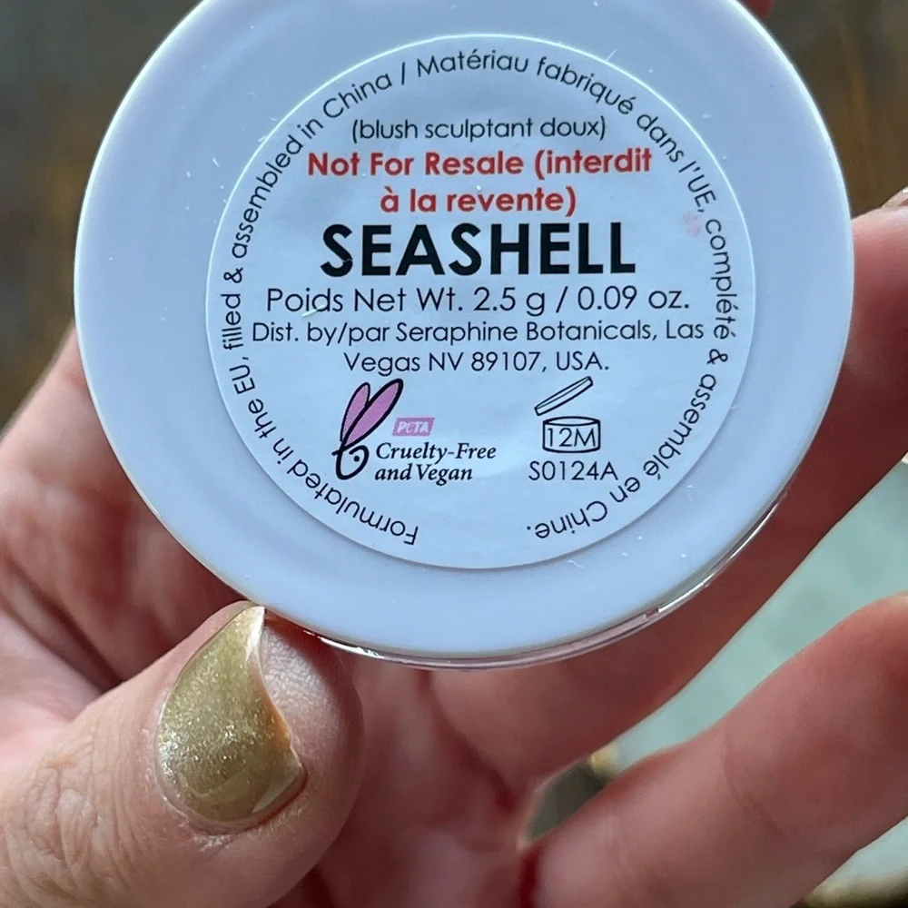Seraphine Botanicals Soft Sculpting Blush Periwinkle + Pop